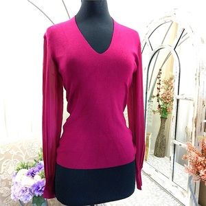 TED BAKER FUCHSIA SWEATER SIZE 3
